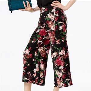 INC Floral Wide Leg Pants